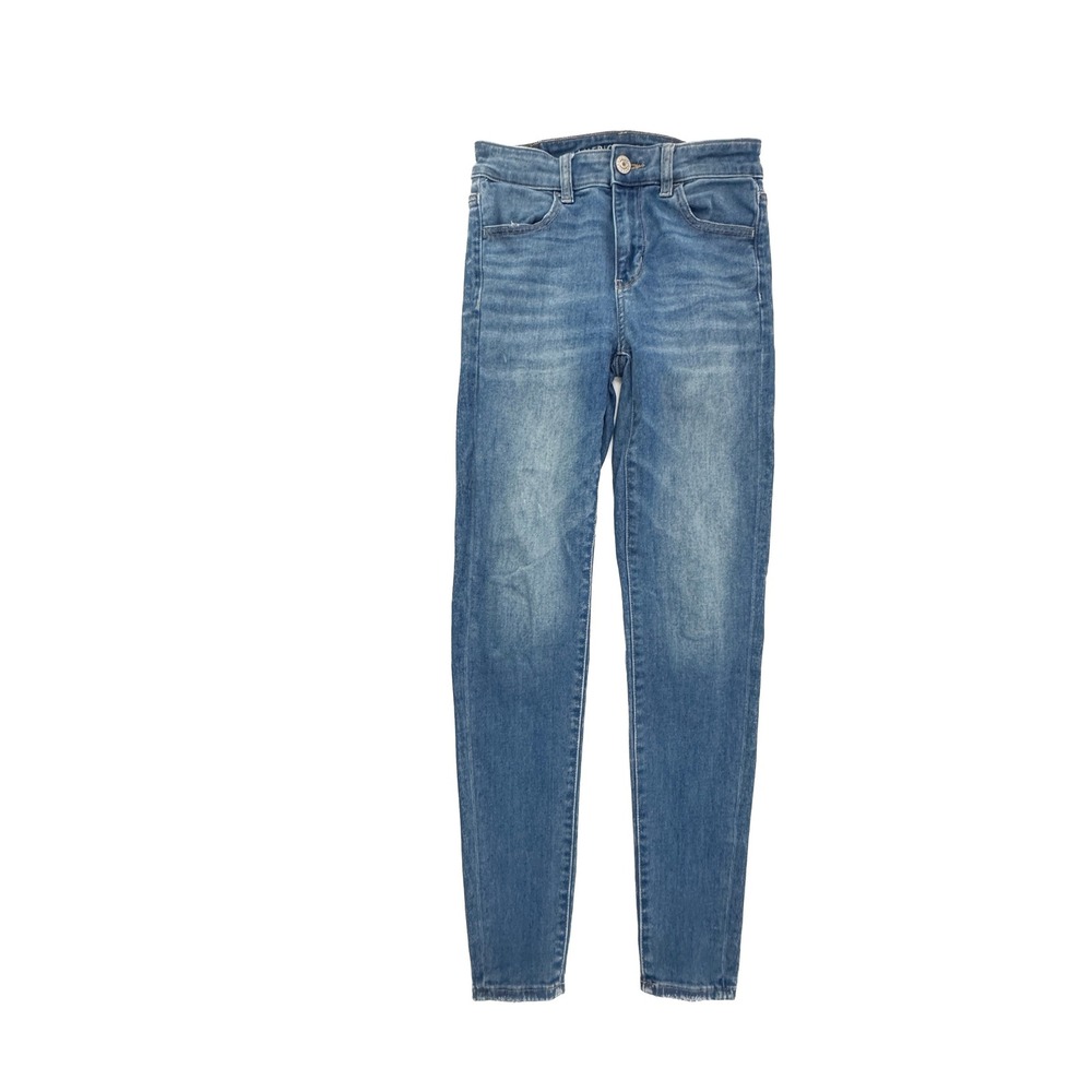 American eagle Hi Rise Jegging Women's size 2 Medium‎ Blue Denim Jeans